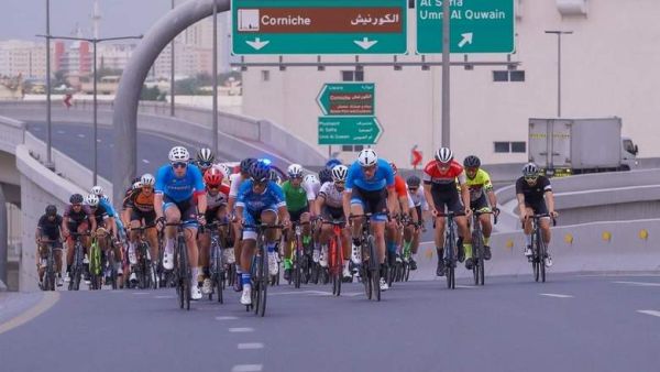 Gusev Vladimir won the male 19-49 category in the open 115km race (Photo: Khaleej Times)