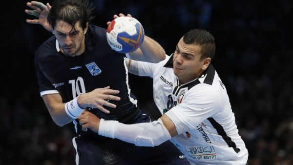 من مباراة مصر والأرجنتين