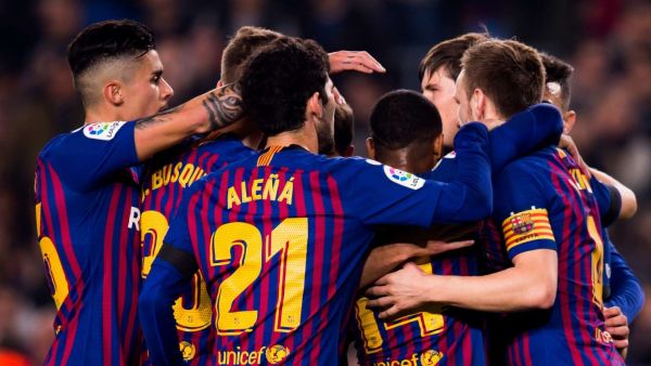 برشلونة يحقق فوزاً كبيراً على ضيفه المتواضع