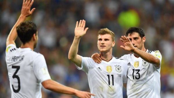 شباب ألمانيا يتغلبون على منتخب تشيلي الخبير