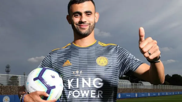  The Algerian winger became the Foxes’ fifth signing of the summer after his switch from France on Sunday 