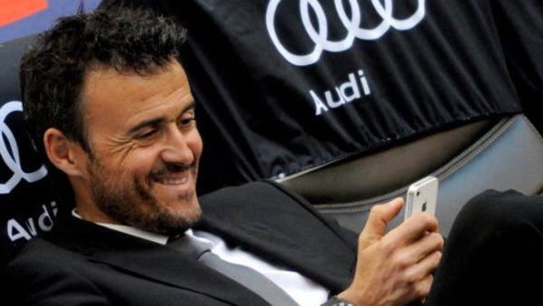 صورة أرشيفية لإنريكي حينما كان مدرباً لروما