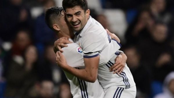 The son of the legendary Frenchman scored in his first appearance for Real Madrid against Cultural Leonesa on Wednesday and is excited to convince his father to use him more