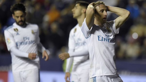 حسرة لاعبي ريال مدريد تتواصل بتعادل مخيب مع ليفانتي المتواضع