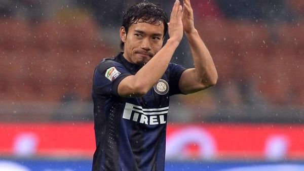 ناغاتومو يحيي الجماهير بعد هدفه