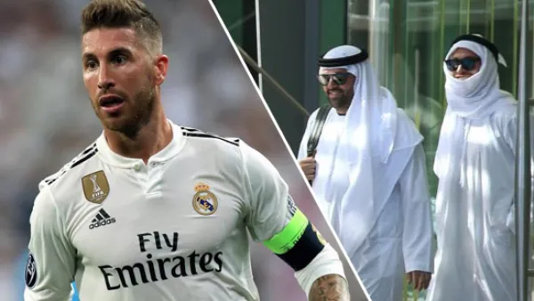 راموس يتخفى بالزي الخليجي