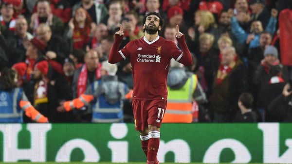صلاح يتألق ويرفع رصيده إلى 11 هدفاً في دوري الأبطال هذا الموسم ويرفض الاحتفال بهدفيه احتراماً لفريقه السابق