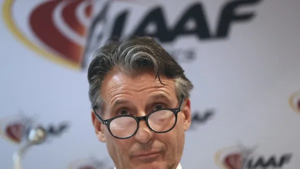 IAAF President Sebastian Coe