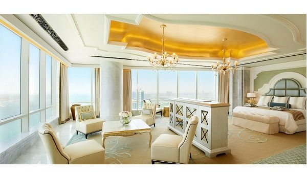 St Regis Abu Dhabi_Al Manhal Suite Bedroom St Regis Abu Dhabi_Al Manhal Suite Bedroom