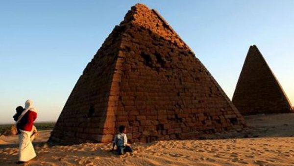 Pyramids in Sudan. (AFP)