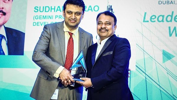 Sudhakar Rao Receiving the award. Sudhakar Rao Receiving the award.