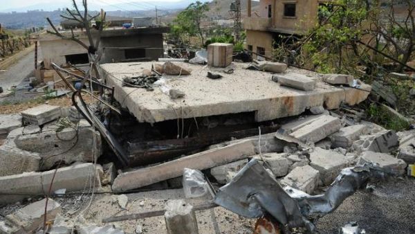 Photo allegedly shows damage after Israeli airstrikes in Damascus (AFP/SANA Handout)