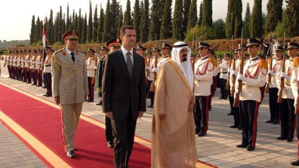 الرئيس السوري والعاهل السعودي/ارشيف