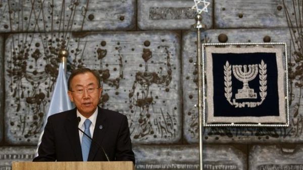  United Nations secretary general Ban Ki-Moon. AFP PHOTO/GALI TIBBON