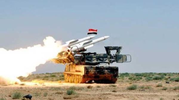 منصة لإطلاق الصواريخ السورية