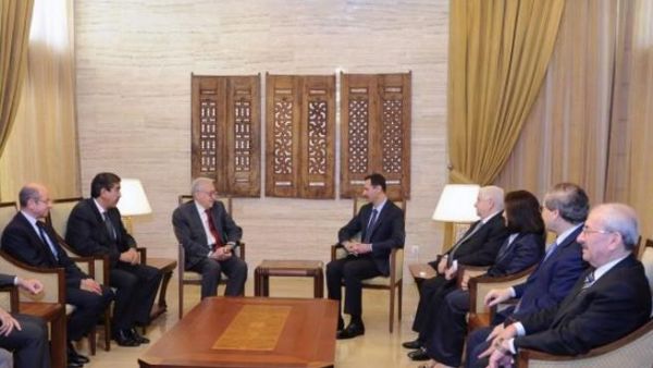 Assad meets Brahimi