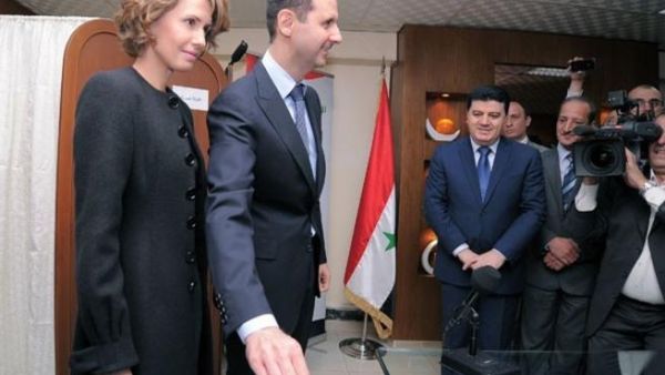 Assad voting