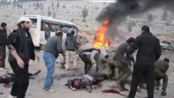 صورة من التفجير في باب الهوى