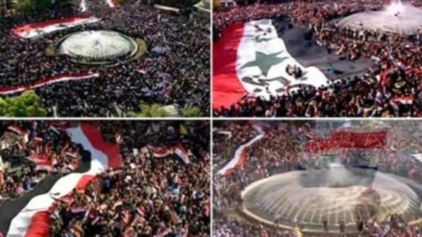 الصور عن وكالة سانا