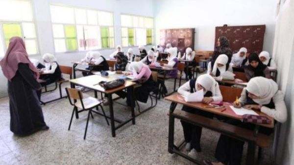 Students take exams at school in Tripoli, Libya.  (AFP/Mahmud Turkia)