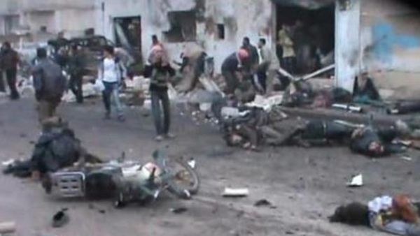 النظام يقر بقصف حلفايا