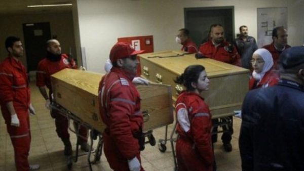 جثماني الصحافية الاميركية ماري كولفن والمصور الفرنسي ريمي اوشليك