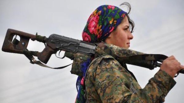 Famed for their rare brand of badassery in the fight against Daesh, Kurdish women fighters have a new cheerleader in the form of pop star Helly Luv.  (AFP/File)