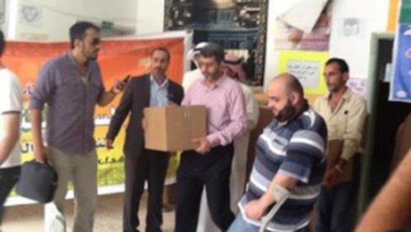 المركز السوري للتنمية المستدامة يوزع مساعدات على اللاجئين