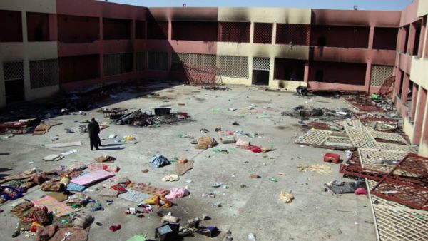 The aftermath of a prison break in Tikrit, 2011.  Inmates escaped late Friday from a prison near Baghdad holding 300 people on "terrorism" charges. (AFP/File)