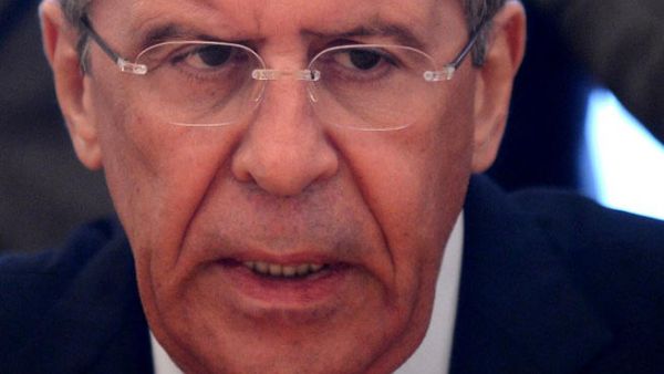 RUSSIAN FEDERATION, Moscow : Russian Foreign Minister Sergei Lavrov  AFP PHOTO/KIRILL KUDRYAVTSEV
