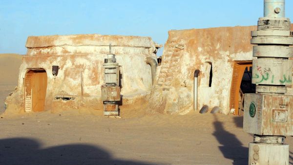 Ancient ruins of a Star Wars film set in Ong Jmel, southern Tunisia.  (AFP/Fethi Belaid)