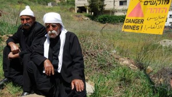 رجلان من دورز سوريا داخل الجولان المحتل