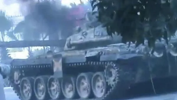 دبابة تابعة للجيش السوري في حلب