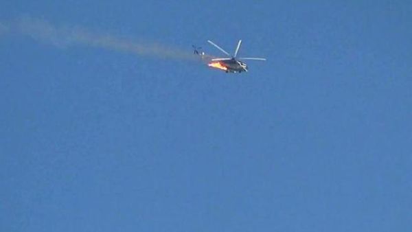 Copter crashed