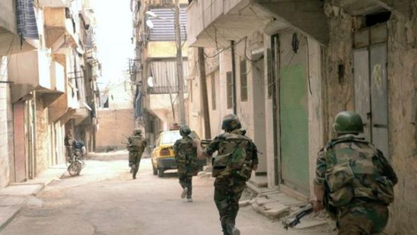 Syrian troops