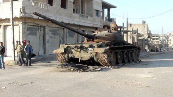 اشتباكات عنيفة تدور قرب مقر الجيش الشعبي في مدينة ادلب