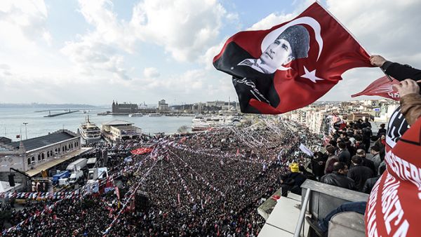 Turkey's upcoming general election, scheduled for June 7, will be important in determining the future of the country's democracy. (AFP/Bulent Kilic)