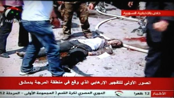 السيارة انفجرت قرب الباب الخلفي لمبنى وزارة الداخلية القديم 