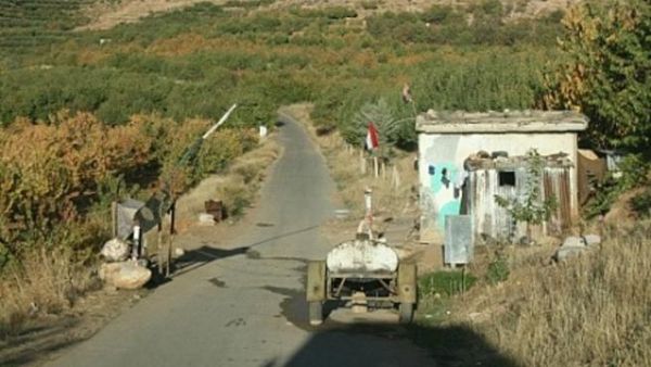 نقطة حدودية بين سوريا ولبنان/ارشيف