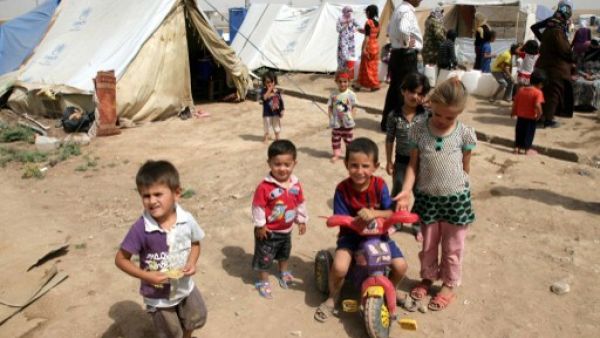 مخيم للاجئيين السوريين الاكراد في دهوك العراق/أ.ف.ب