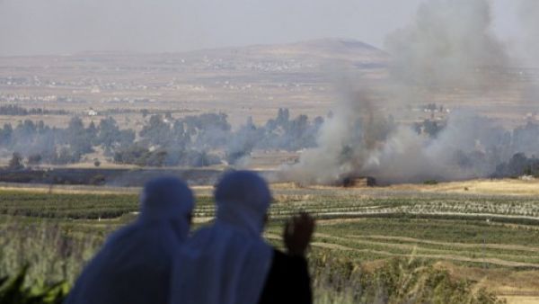 امراتان تراقبان الوضع في القنيطرة من الجانب المحتل من الجولان/أ.ف.ب