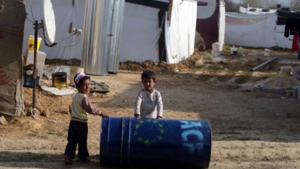 اطفال سوريون لاجئون في لبنان/أ.ف.ب