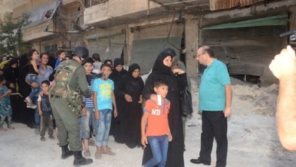 نازحون من مدينة حلب/ أرشيفية