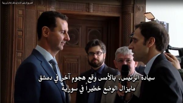 الرئيس السوري خلال لقائه مع 6 وسائل إعلام أوروبية