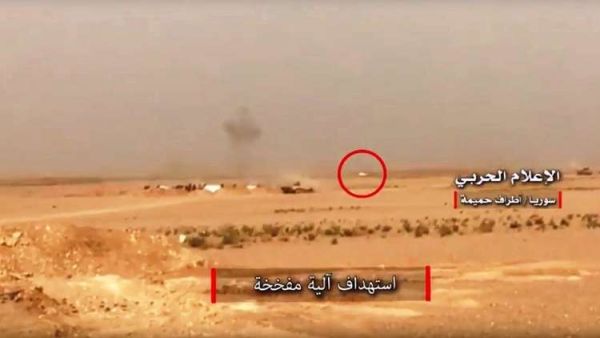 عملية تفجير عربة انتحاري قبل وصوله إلى هدفه