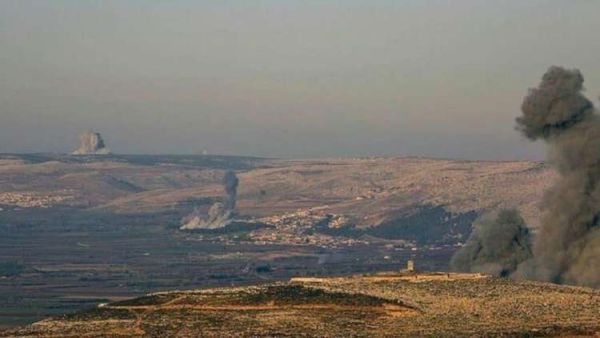 من القصف التركي على منطقة عفرين/ ارشيفية