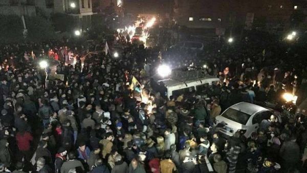 القافلة التي دخلت عفرين ضمت 500 مقاتل من الوحدات الكردية