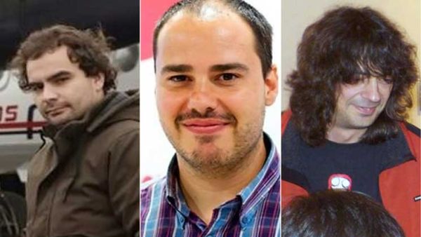 الصحافيون الاسبان الثلاثة