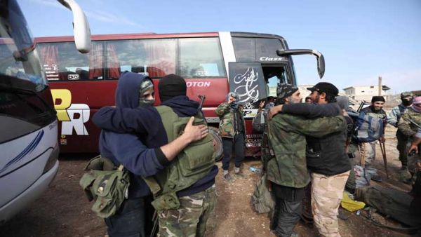 عملية التبادل تمت عند منطقة العيس في ريف حلب الجنوبي