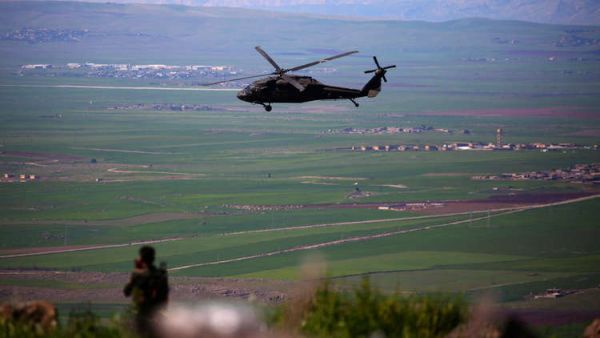 مروحية تابعة للتحالف الدولي
